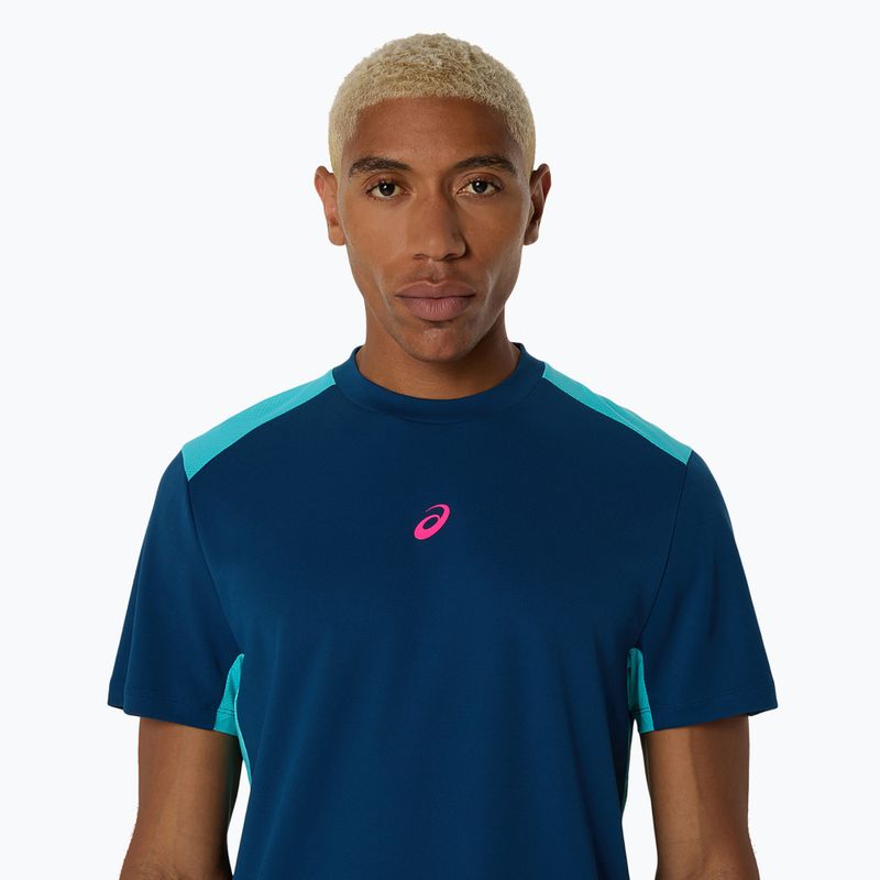 Pánske tenisové tričko ASICS Padel Court Top mako blue 4