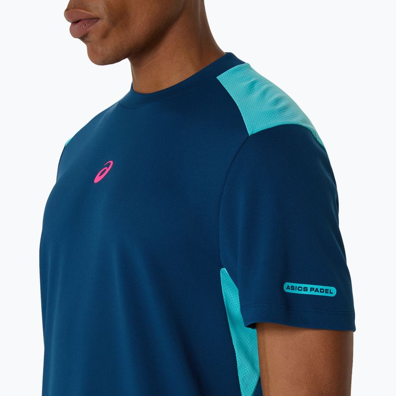 Pánske tenisové tričko ASICS Padel Court Top mako blue 5