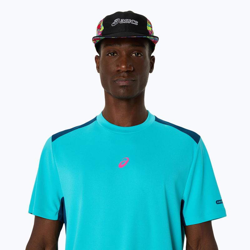 Pánske tenisové tričko ASICS Padel Court Top energy aqua 4