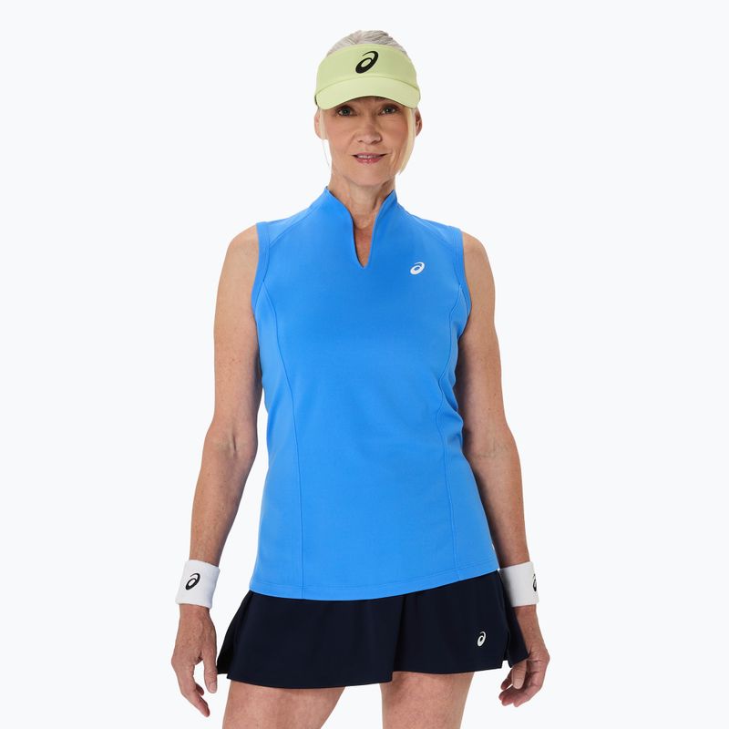 Dámske tenisové tričko ASICS Court Tank W blue coast