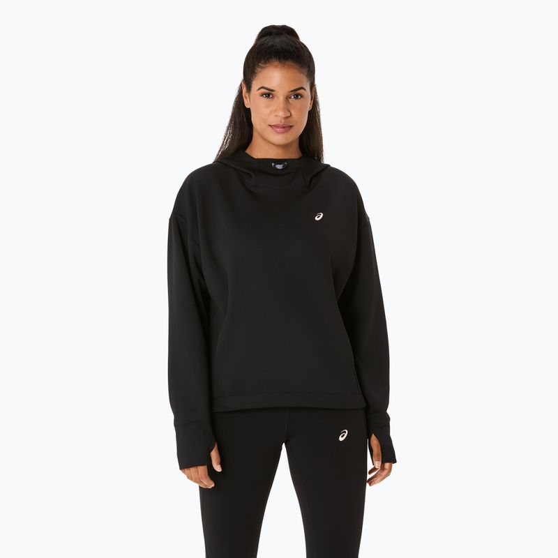 Dámska mikina ASICS Nagino Run Adjustable Hoodie performance black