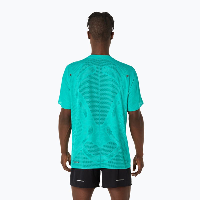 Pánske bežecké tričko ASICS Metarun SS Top wave teal 3