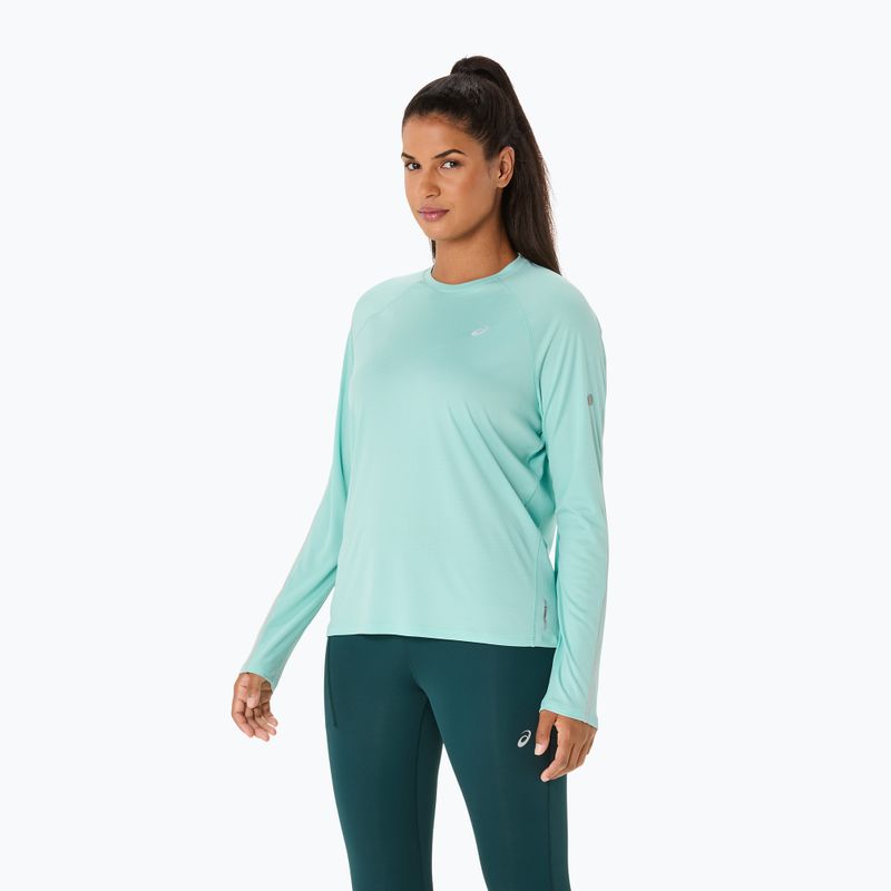 Dámske bežecké tričko Longsleeve ASICS Road Lite-Show oasis green 4