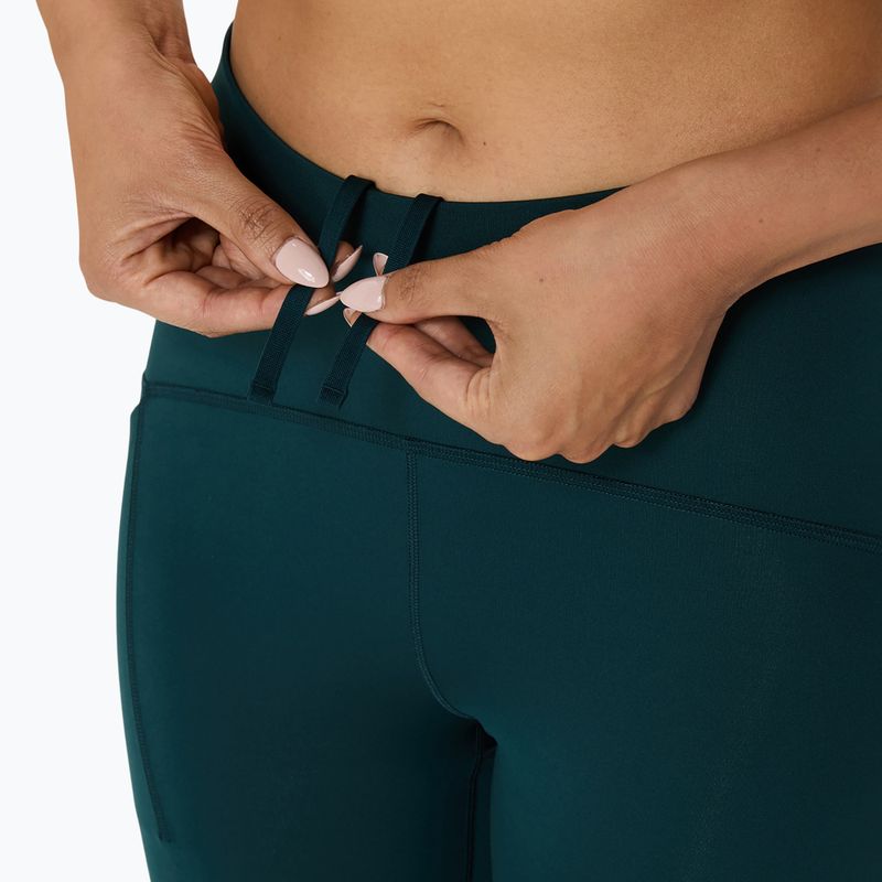 Dámske bežecké legíny ASICS High Waist Capri saxon green 7