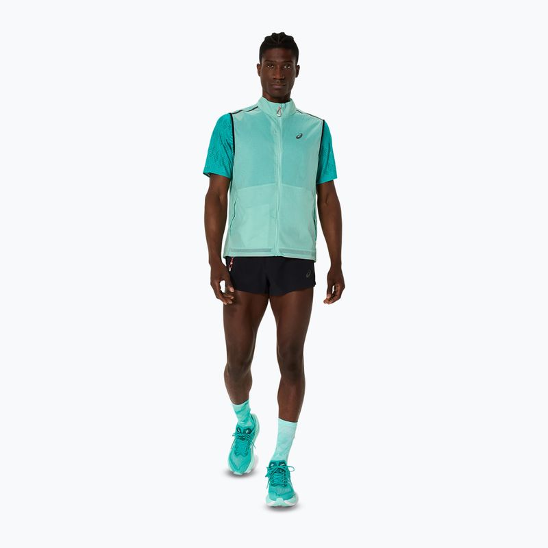 Pánske bežecké oblečenie Asics Metarun Packable bez rukávov oasis green 2