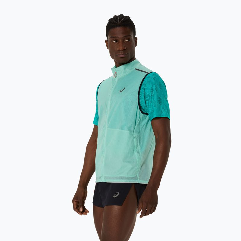 Pánske bežecké oblečenie Asics Metarun Packable bez rukávov oasis green 4