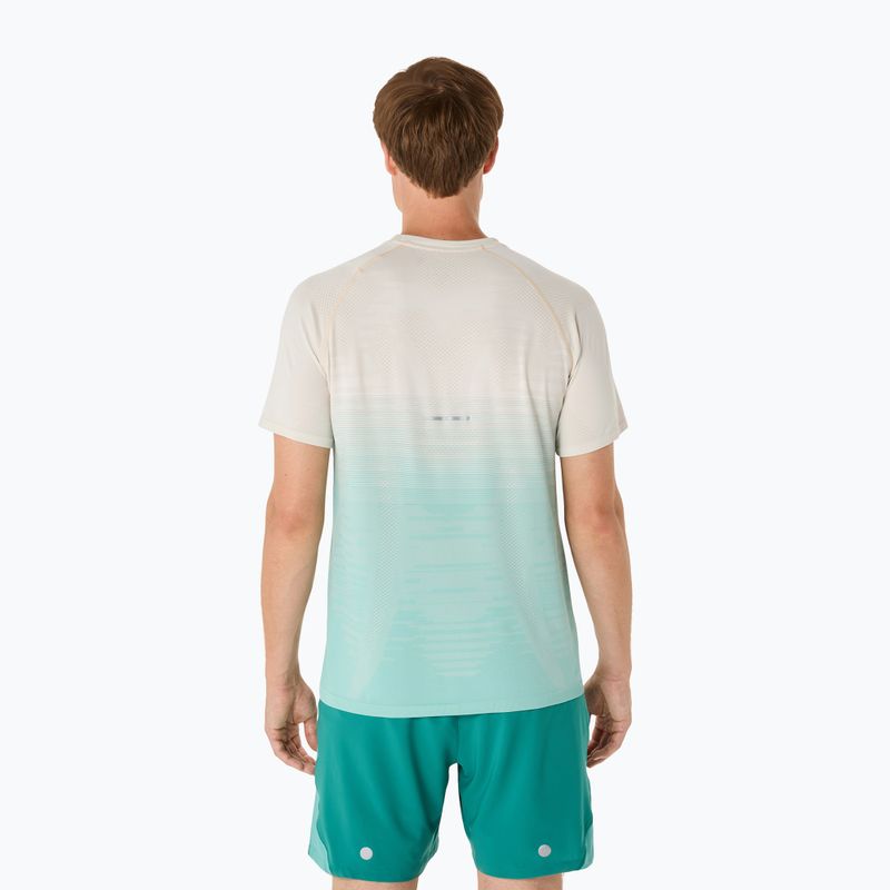 Pánske bežecké tričko ASICS Seamless performance birch/oasis green 3