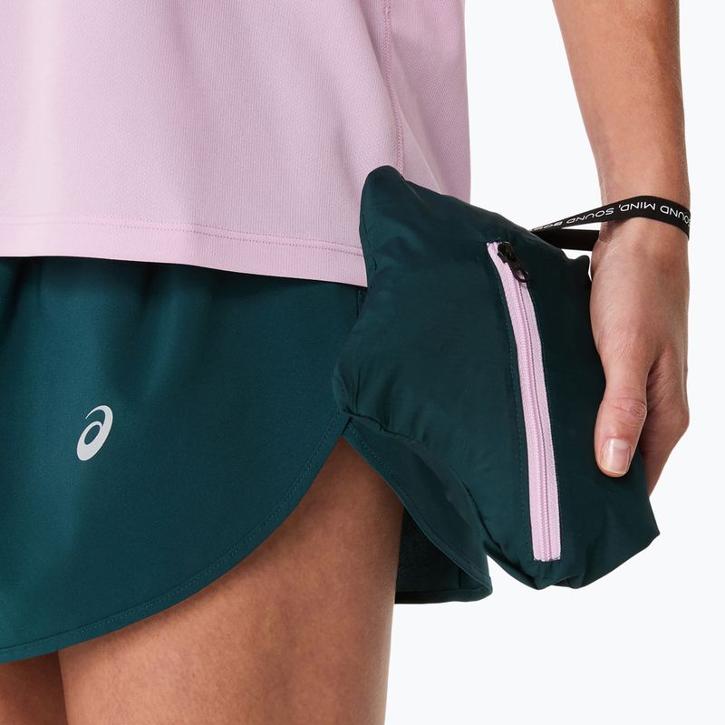 Dámska bežecká bunda ASICS Fujitrail Packable saxon green/light ube 13