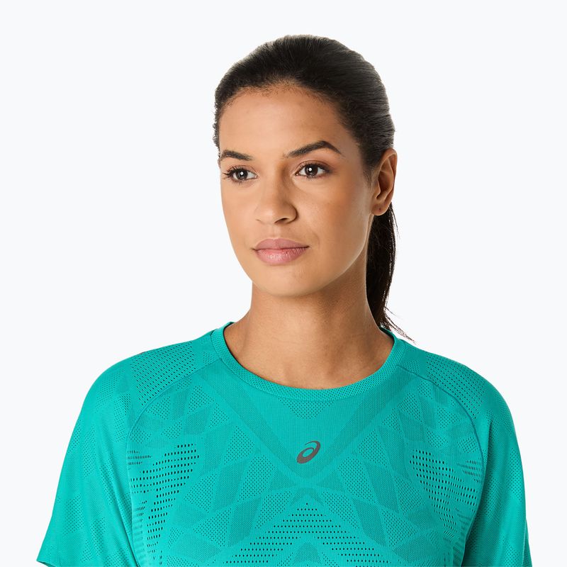 Dámske bežecké tričko ASICS Metarun SS Top wave teal 5