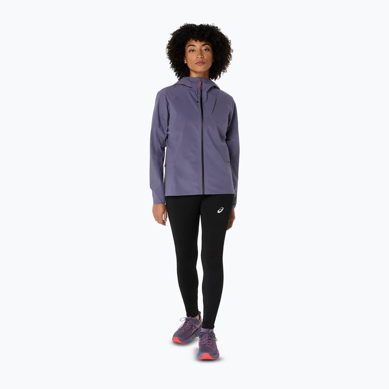 Dámska bežecká bunda ASICS Metarun Waterproof greyish purple 2
