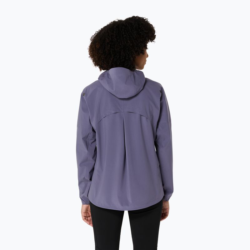 Dámska bežecká bunda ASICS Metarun Waterproof greyish purple 3