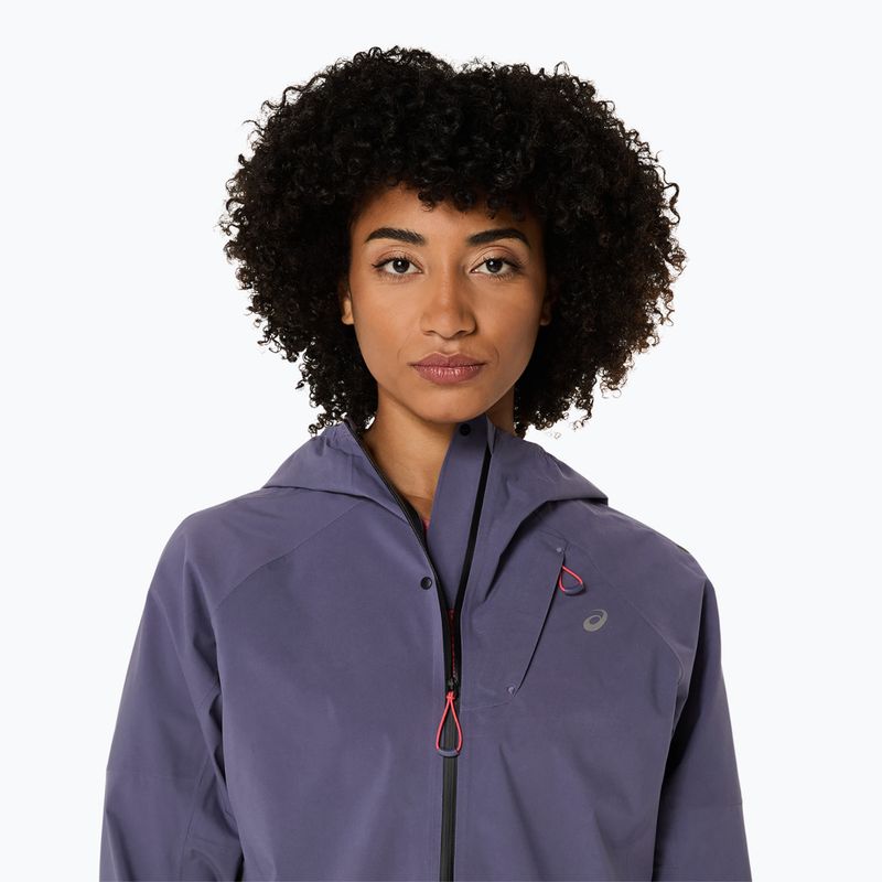 Dámska bežecká bunda ASICS Metarun Waterproof greyish purple 5