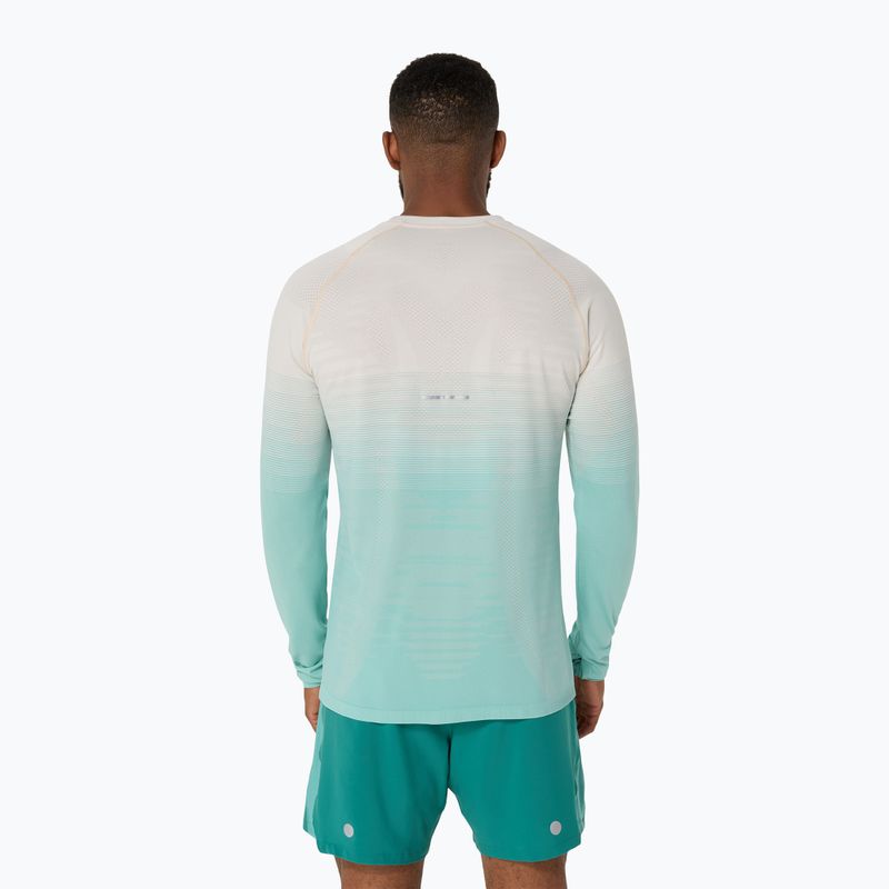 Pánske bežecké tričko Longsleeve ASICS Seamless birch/oasis green 3