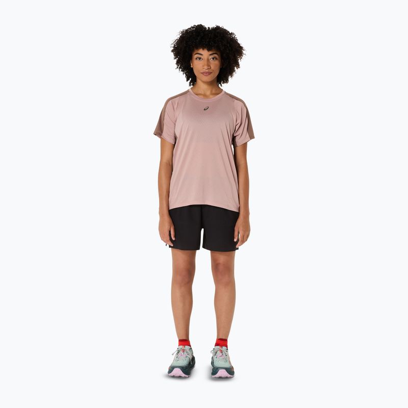 Dámske bežecké tričko ASICS Fujitrail Elite Top neutral pink/taupe grey 2
