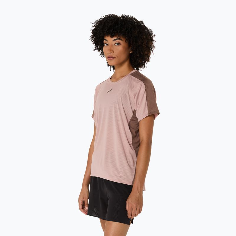 Dámske bežecké tričko ASICS Fujitrail Elite Top neutral pink/taupe grey 4