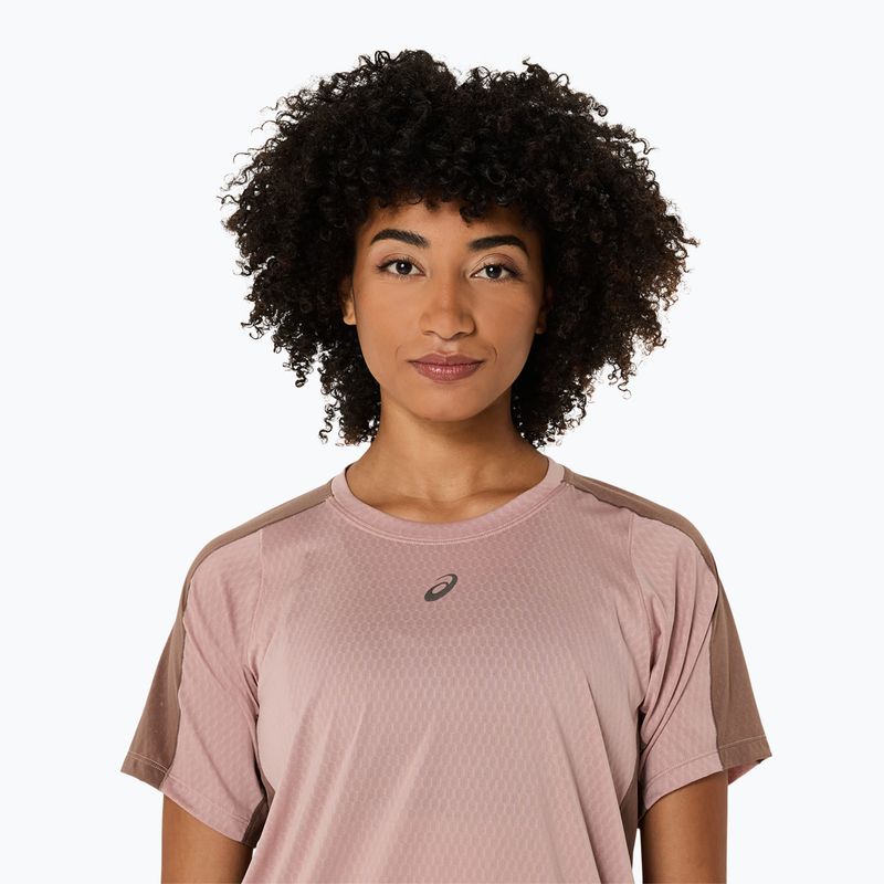 Dámske bežecké tričko ASICS Fujitrail Elite Top neutral pink/taupe grey 5