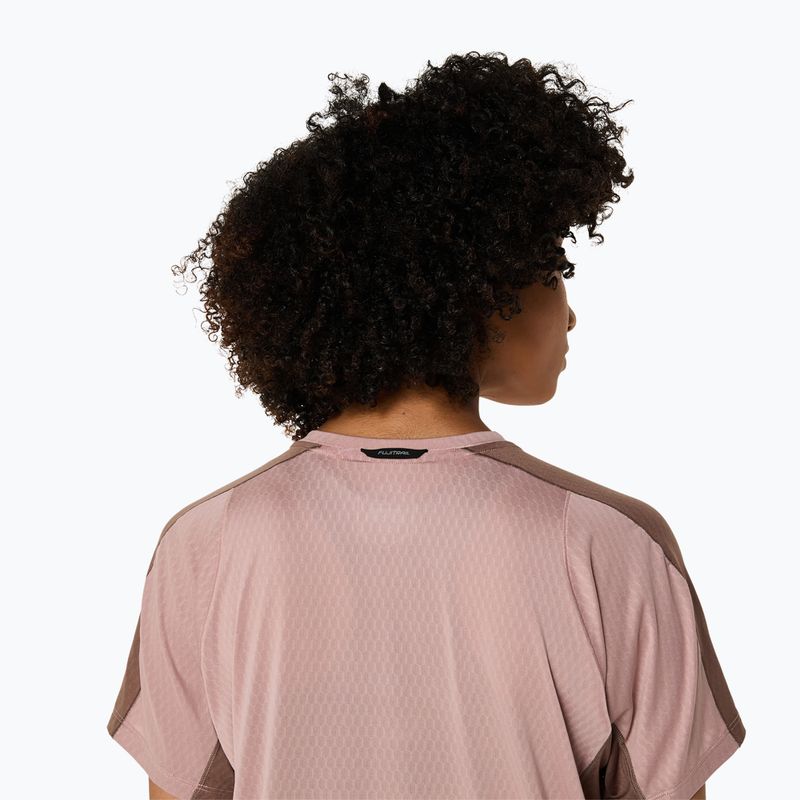 Dámske bežecké tričko ASICS Fujitrail Elite Top neutral pink/taupe grey 6