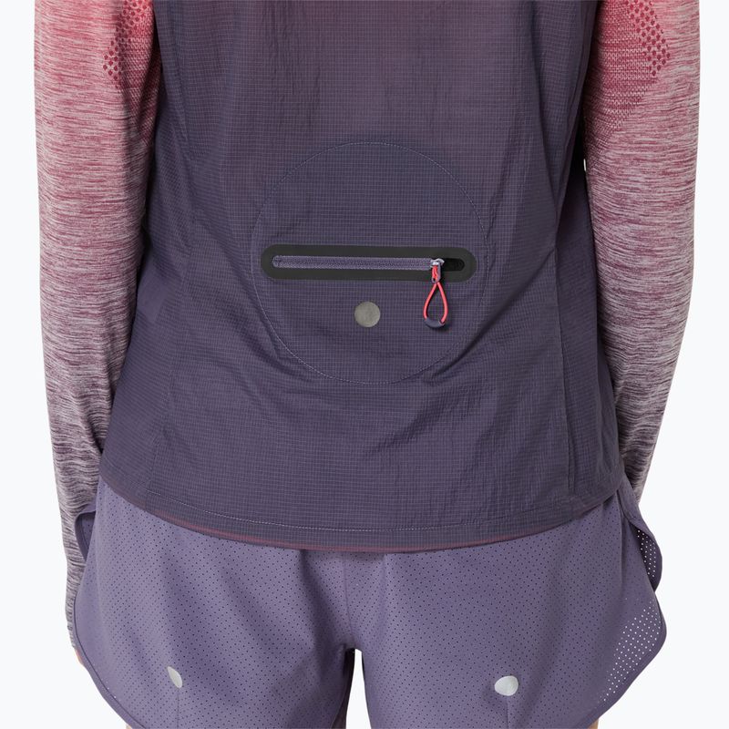 ASICS dámske bežecké oblečenie bez rukávov Metarun Packable sivo-fialové 6