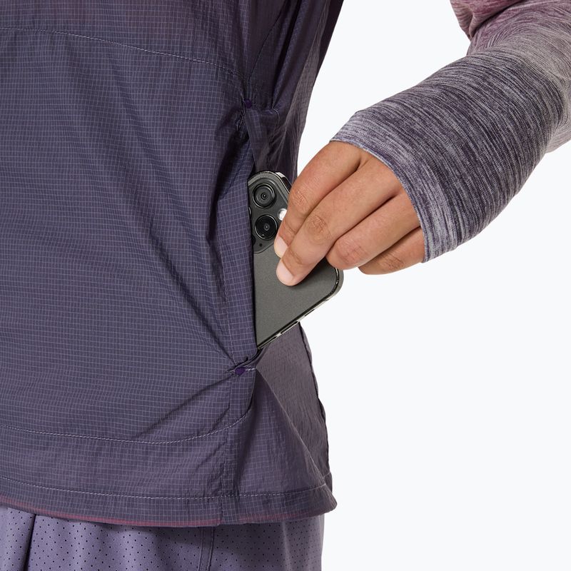 ASICS dámske bežecké oblečenie bez rukávov Metarun Packable sivo-fialové 7