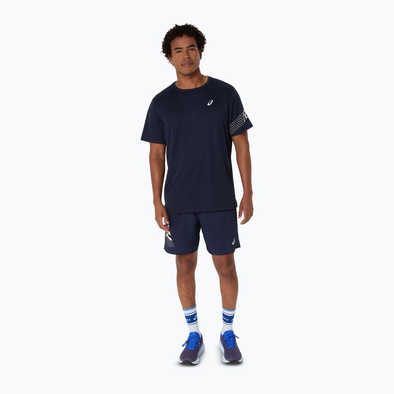 Pánske bežecké tričko ASICS Icon SS Top midnight 2