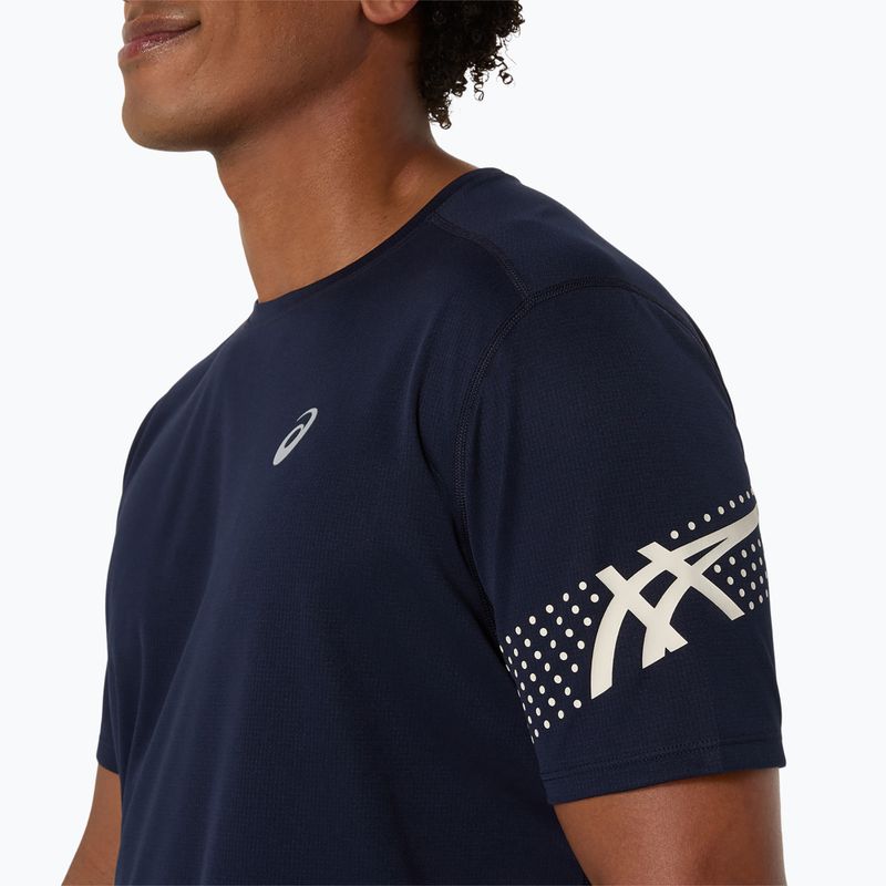 Pánske bežecké tričko ASICS Icon SS Top midnight 6