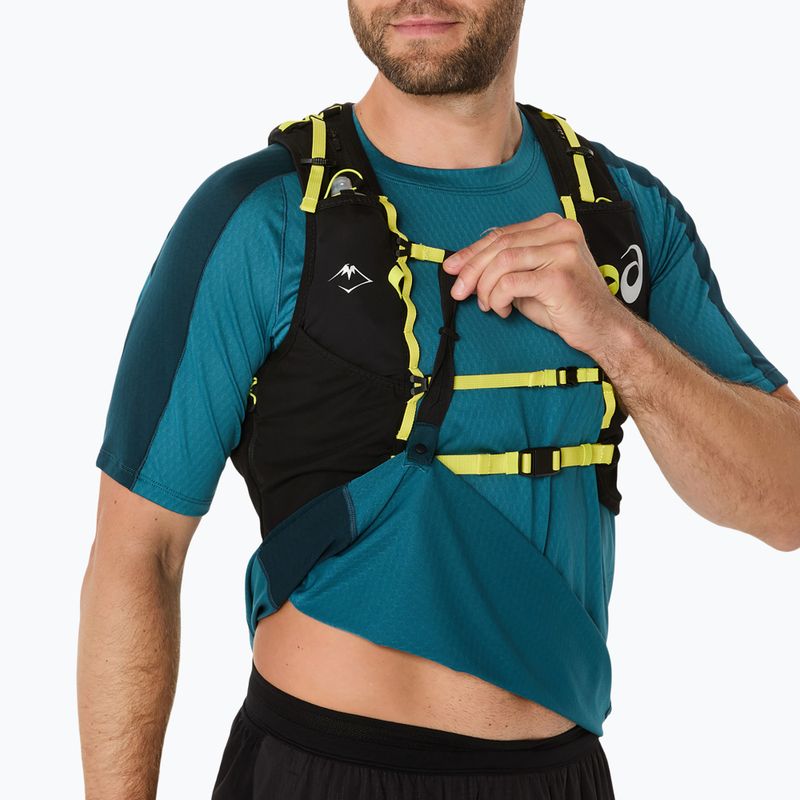 Pánske bežecké tričko ASICS Fujitrail Elite Top atlantis blue/saxon green 7