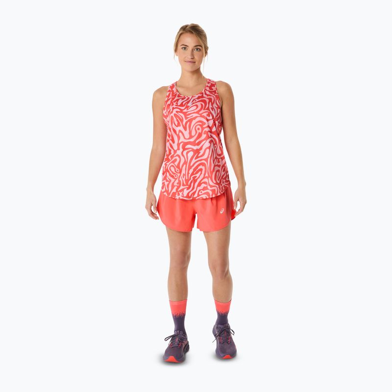 Dámske bežecké šortky ASICS Road 3.5IN coral reef 2