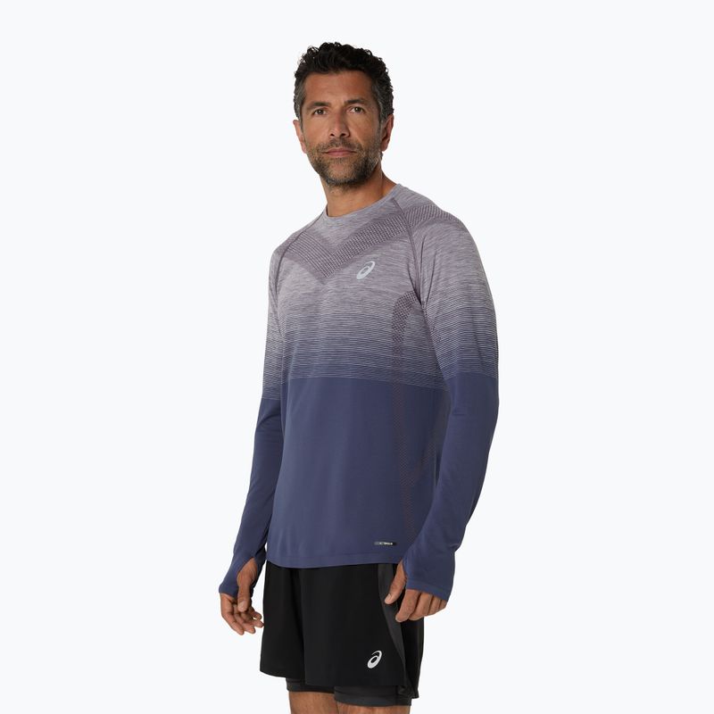 Pánske bežecké tričko Longsleeve ASICS Seamless lavender grey/indigo fog 4