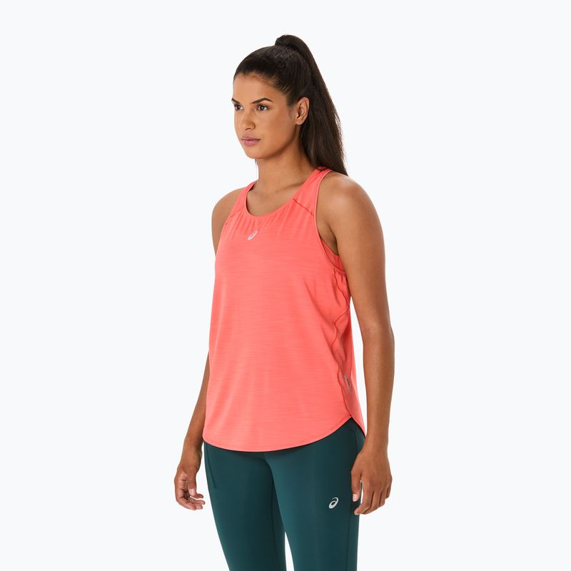 Dámske bežecké tielko tank top ASICS Road Tank coral reef 4