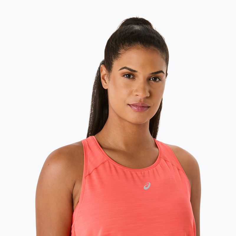 Dámske bežecké tielko tank top ASICS Road Tank coral reef 5