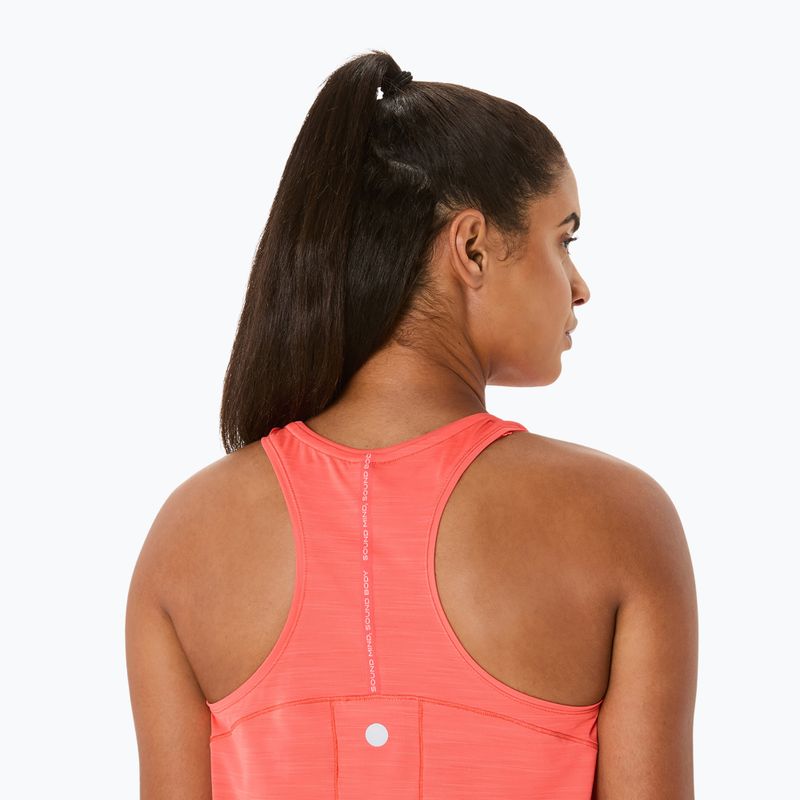 Dámske bežecké tielko tank top ASICS Road Tank coral reef 6