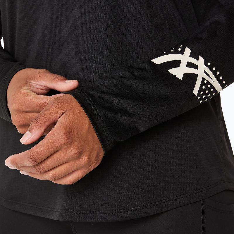 Dámske bežecké tričko Longsleeve ASICS Icon 1/2 Zip LS Top performanceblack 5