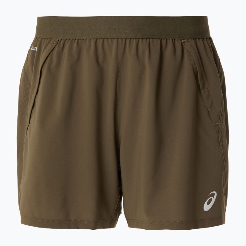 Pánske bežecké šortky ASICS Road 5IN brown stone 10