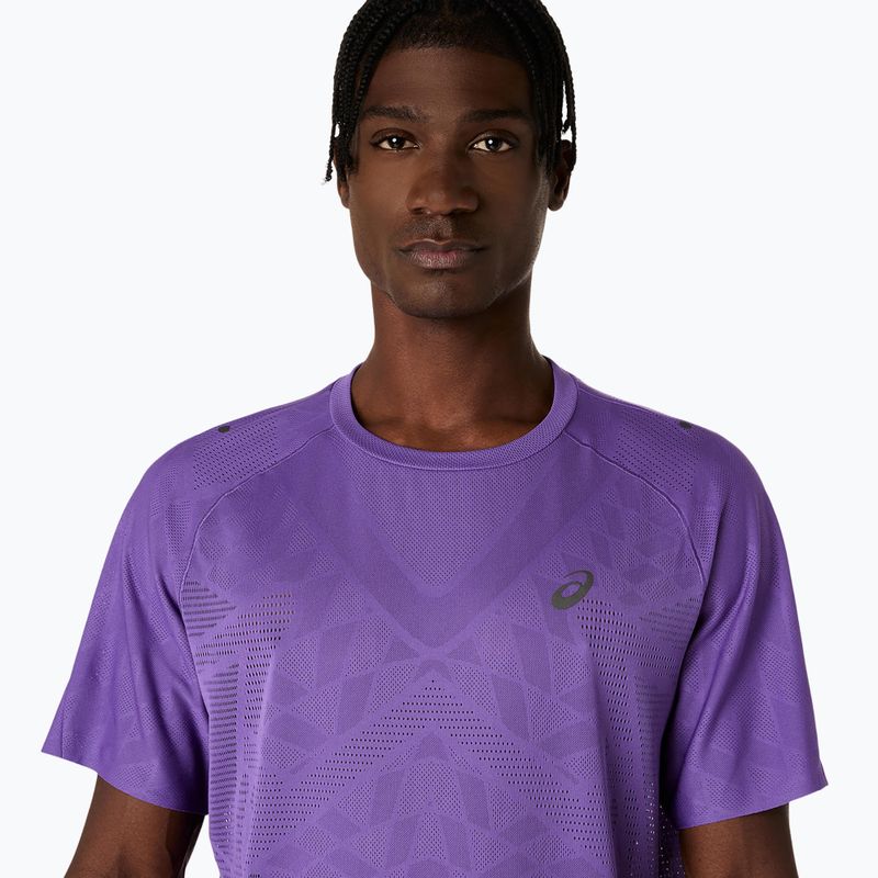 Pánske bežecké tričko ASICS Metarun SS Top edo purple 5