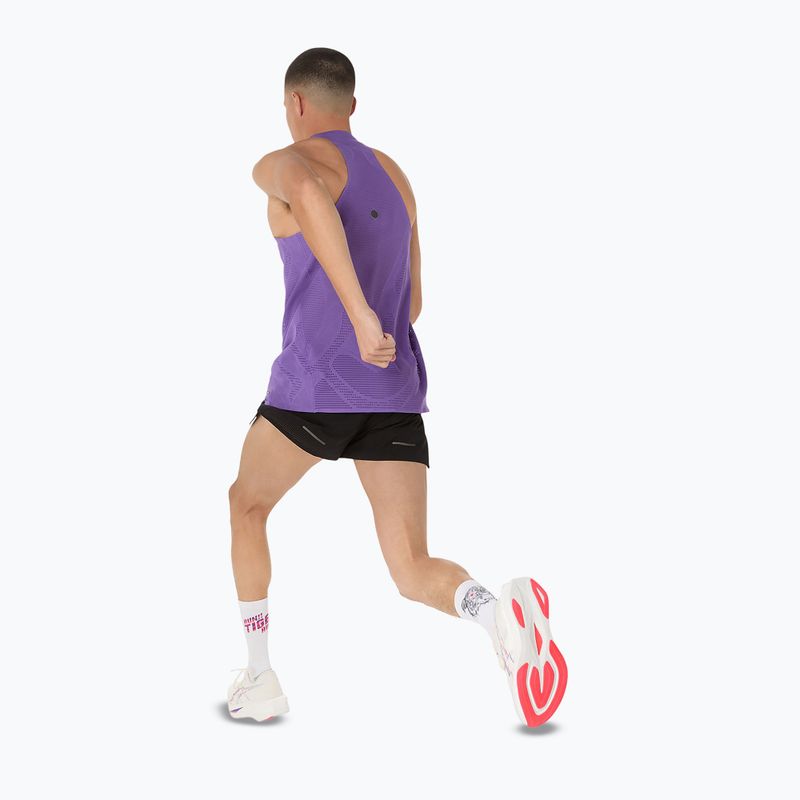 Pánske bežecké tričko ASICS Metarun Singlet edo purple 6