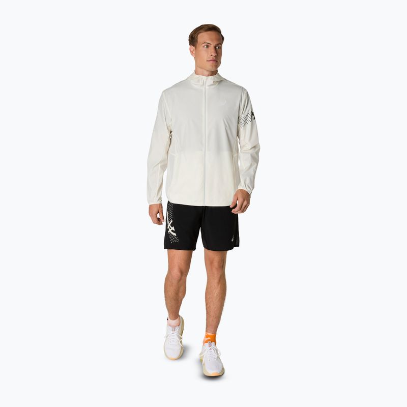 Pánska bežecká bunda ASICS Icon cream 2