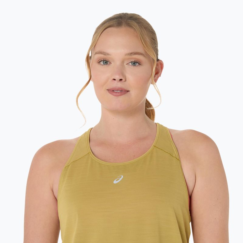 Dámske bežecké tričko ASICS Road Tank lemongrass 5