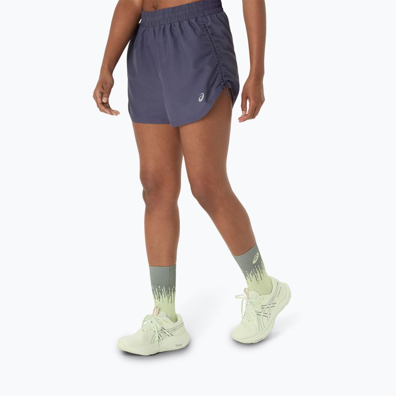 Dámske bežecké šortky ASICS Nagino Run Adjustable 4IN indigo fog 4