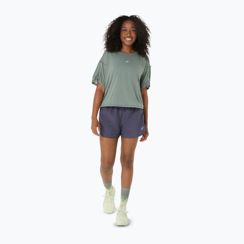 Dámske bežecké tričko ASICS Nagino Run Adjustable Top monument blue 2