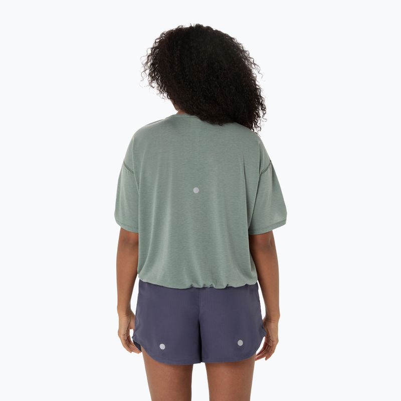 Dámske bežecké tričko ASICS Nagino Run Adjustable Top monument blue 3