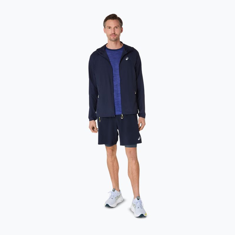 Pánska bežecká bunda ASICS Road Packable Jacket midnight 2