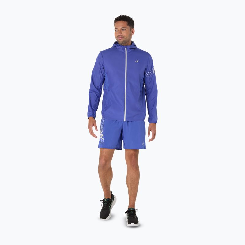 Pánska bežecká bunda ASICS Icon dark cobalt 2