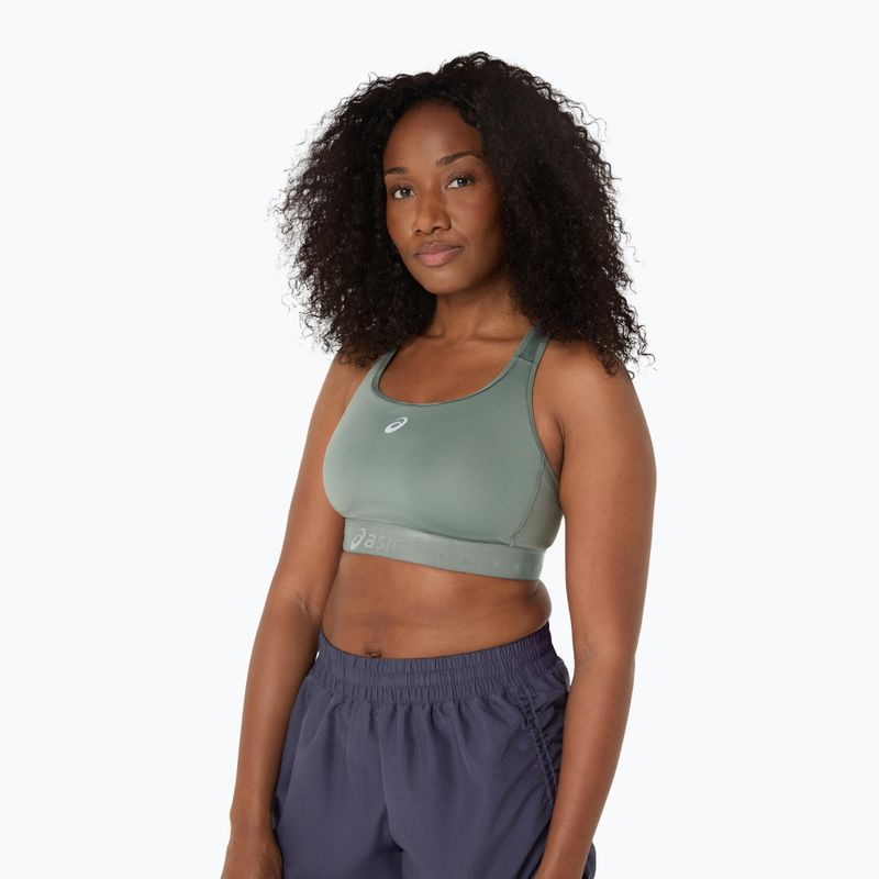 Fitness podprsenka ASICS Road Compression ink teal/golden yellow 4