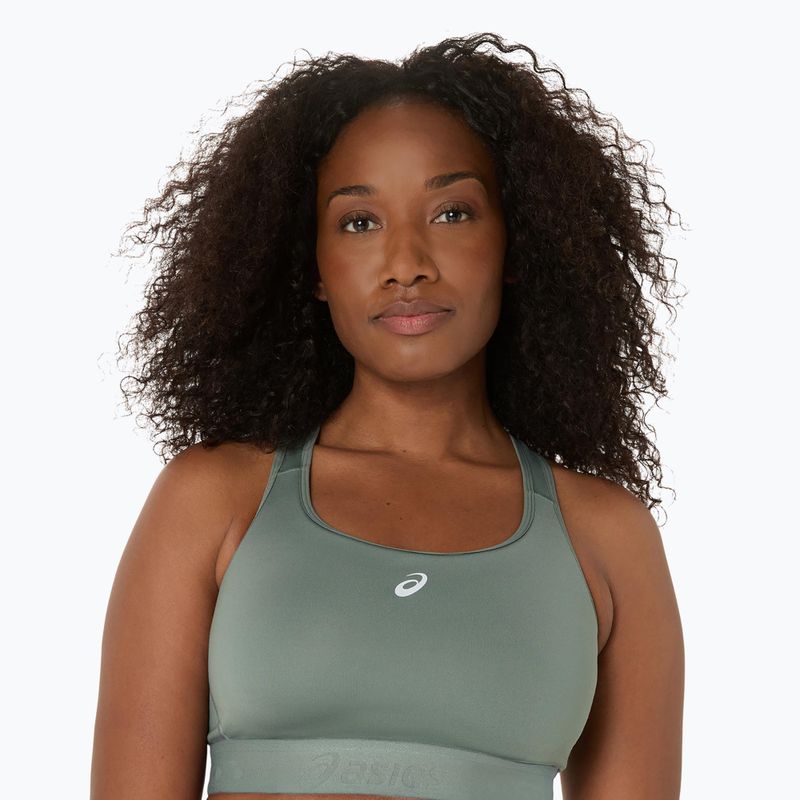 Fitness podprsenka ASICS Road Compression ink teal/golden yellow 5