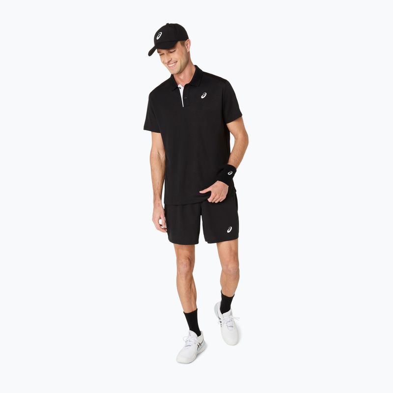Pánske polo tričko ASICS Court Polo performance black 5