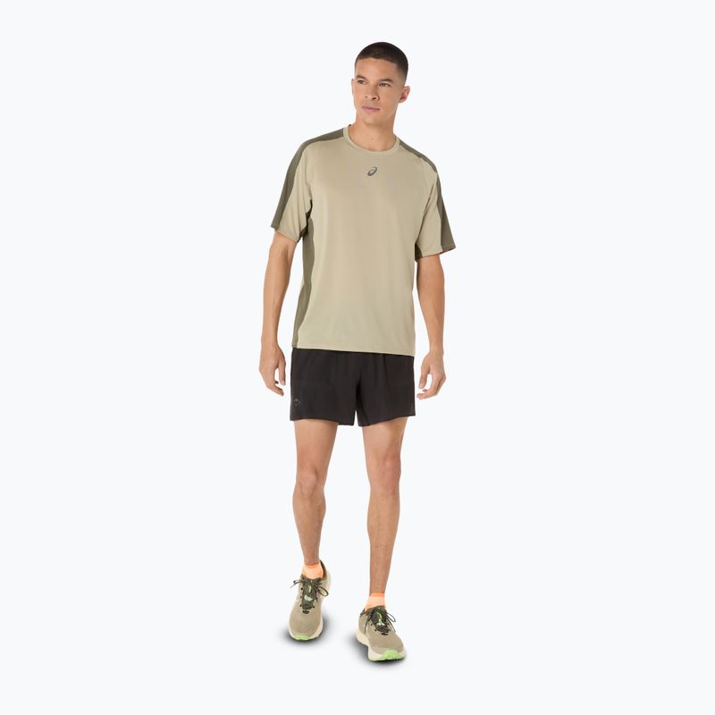 Pánske bežecké tričko ASICS Fujitrail Elite Top khaki/mantle green 2