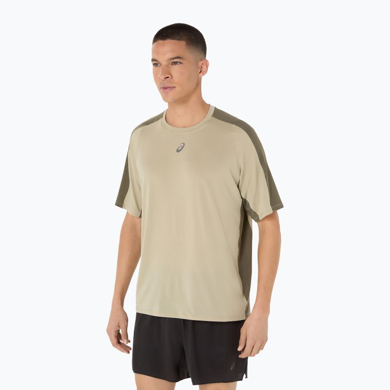 Pánske bežecké tričko ASICS Fujitrail Elite Top khaki/mantle green 4