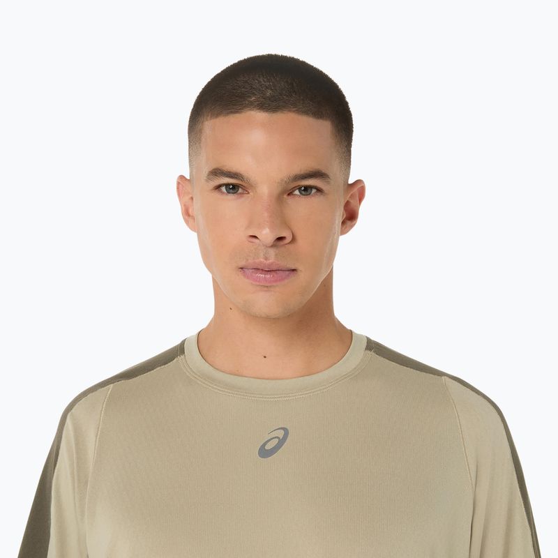 Pánske bežecké tričko ASICS Fujitrail Elite Top khaki/mantle green 5
