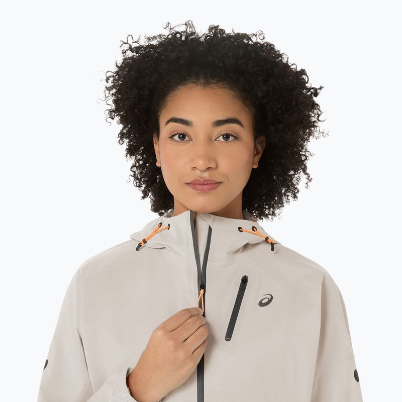 Dámska bežecká bunda ASICS Fujitrail Elite Waterproof cream 5