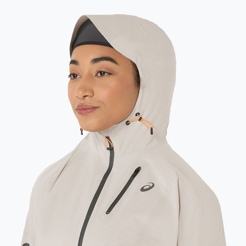 Dámska bežecká bunda ASICS Fujitrail Elite Waterproof cream 6